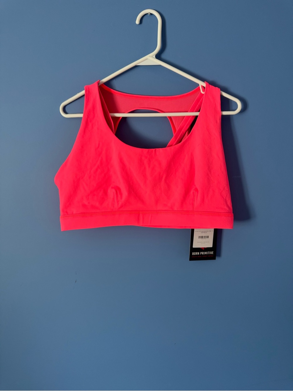 Born Primitive Women's Neon Coral X-factor Sports Bra